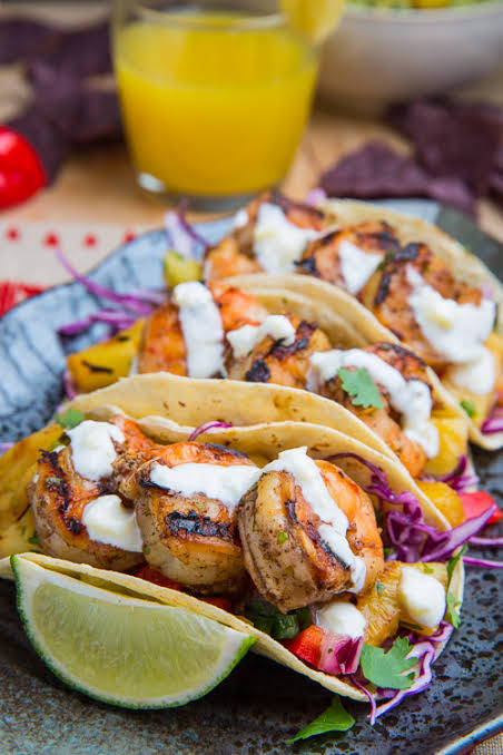 Jerk Shrimp Tacos